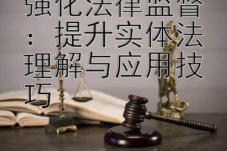 强化法律监督：提升实体法理解与应用技巧