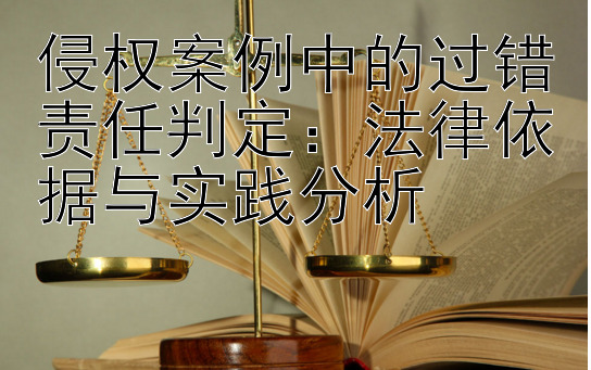 侵权案例中的过错责任判定：法律依据与实践分析