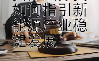 实体法分类如何指引新能源产业稳健发展