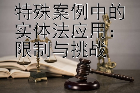 特殊案例中的实体法应用：限制与挑战