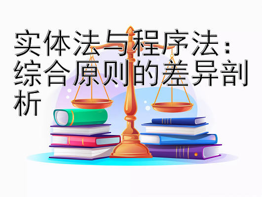 实体法与程序法：综合原则的差异剖析